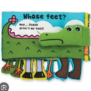 Melissa & Doug Kids Whose Feet? Cloth Book